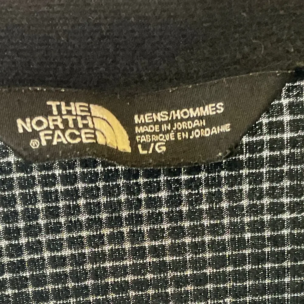 The North Face Black Collared Half Zip Jacket, Men's Large